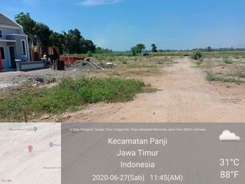 foto posisi tengah perumahan ATHANIA LAND