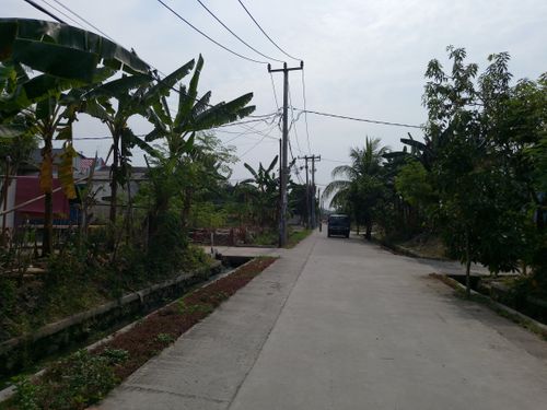 foto posisi tengah perumahan Villa permata cikarang