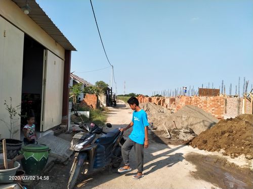 foto posisi tengah perumahan GRAND BATANKRAJAN PERMAI TAHAP 2