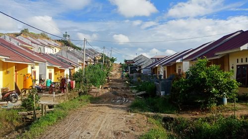 foto posisi tengah perumahan Villa Alga Mas