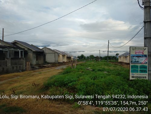 foto posisi tengah perumahan SIGI RESIDENCE