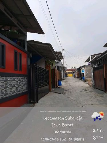 foto posisi tengah perumahan PESONA ALUNA 2