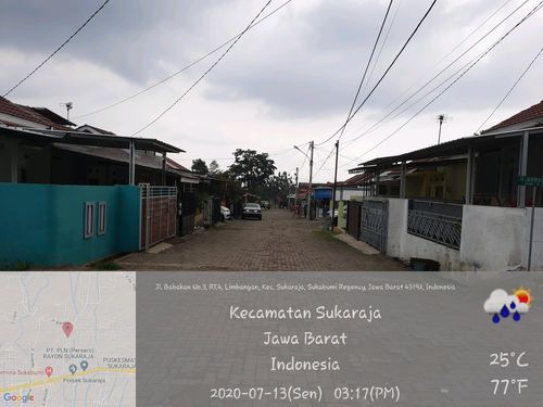 foto posisi tengah perumahan PESONA ALUNA 