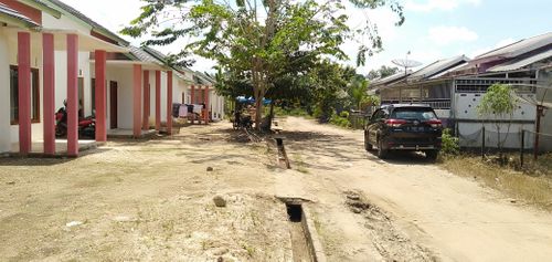 foto posisi tengah perumahan D'Green Mentawak Residence