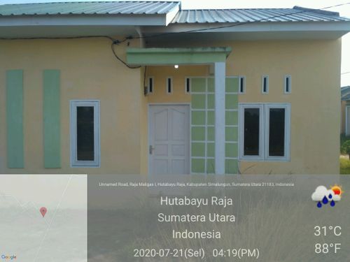 foto posisi tengah perumahan Nusantara Permai