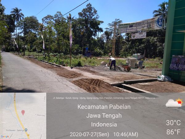 foto posisi tengah perumahan Griya Mandiri Asri