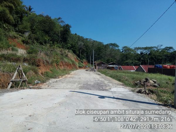 foto posisi tengah perumahan Situraja Residence