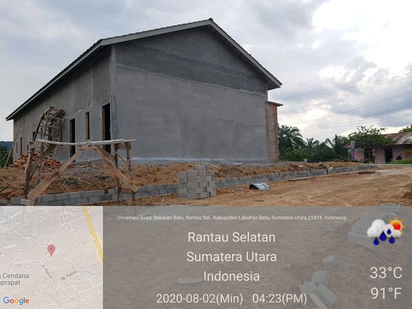 foto posisi tengah perumahan AA RESIDENCE 7 RANTAU PRAPAT