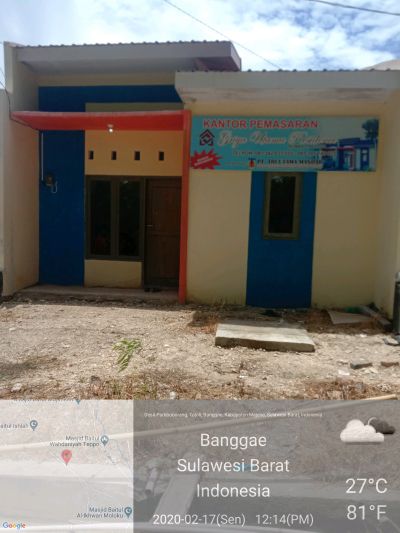 foto posisi tengah perumahan Griya utama residence
