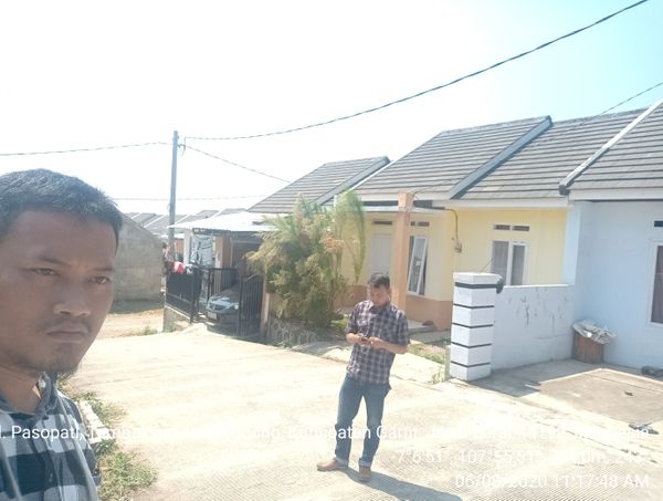 foto posisi tengah perumahan Green pasir intan