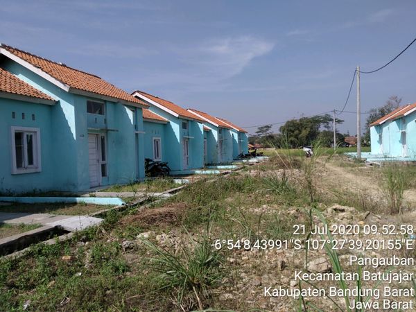 foto posisi tengah perumahan PANGAUBAN SILIH ASIH TAHAP 2