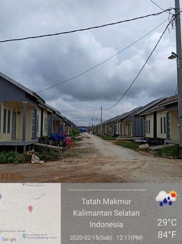 foto posisi tengah perumahan Bumi wahyu utama 12 tahap 2
