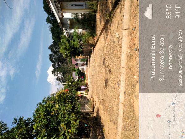 foto posisi tengah perumahan bukit permata residence