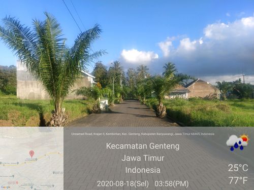foto posisi tengah perumahan GREEN GARDEN GENTENG