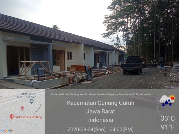 foto posisi tengah perumahan PILAR MAS REGENCY