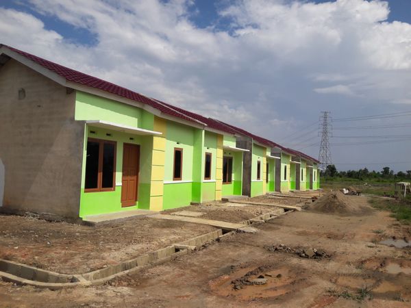 foto posisi tengah perumahan berkat melati residence tahap 2