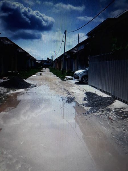 foto posisi tengah perumahan PURNAMA MANDIRI TAHAP 2