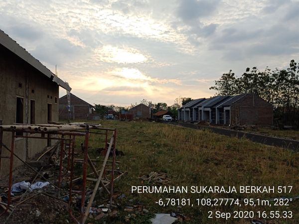 foto posisi tengah perumahan SUKARAJA BERKAH 517