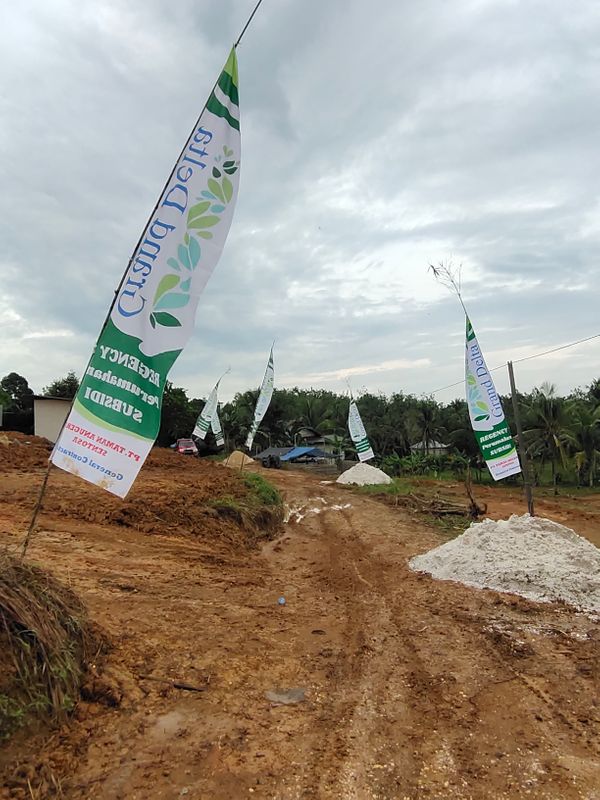 foto posisi tengah perumahan Perumahan Grand Delta Regency