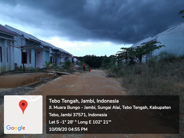 foto posisi tengah perumahan RAKYAT MERDEKA