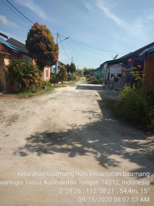 foto posisi tengah perumahan Setia raya Permata