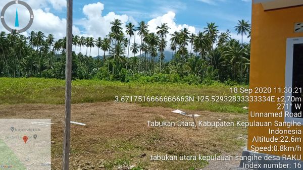 foto posisi tengah perumahan GREEN RAKU PERMAI