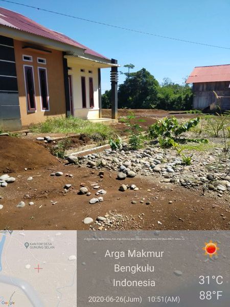 foto posisi tengah perumahan Gunung Selan Permai