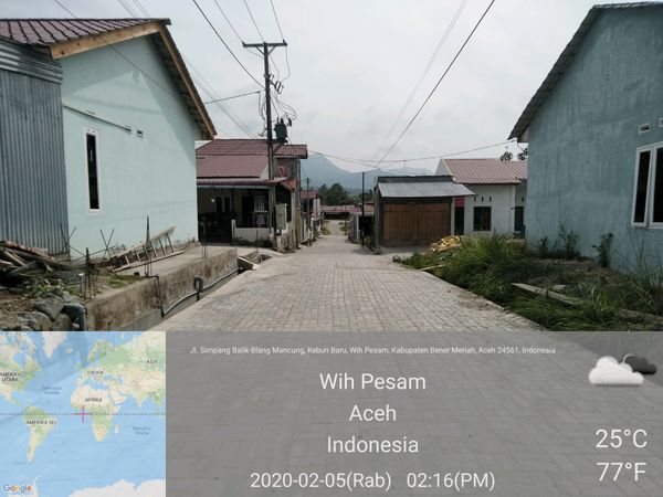 foto posisi tengah perumahan AN-NISA MANSION