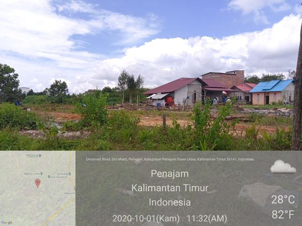 foto posisi tengah perumahan Bumi Petung Residence
