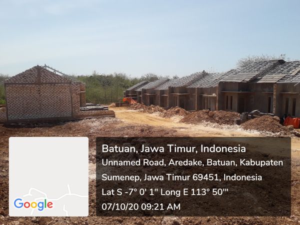 foto posisi tengah perumahan Keraton Residence