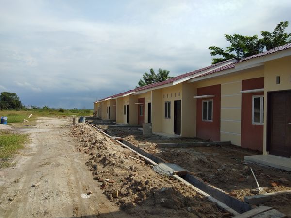 foto posisi tengah perumahan PAKAM ASRI TAHAP 1