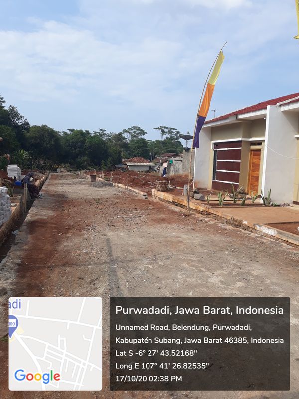 foto posisi tengah perumahan CITRA MAS PURWADADI
