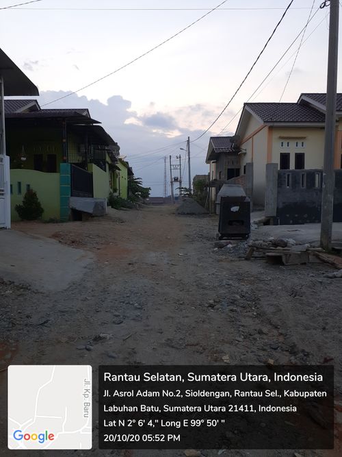 foto posisi tengah perumahan GRIYA DAMAI MAHARAJA