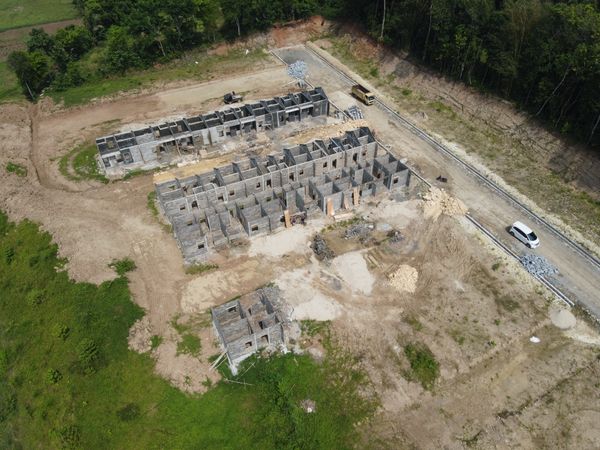 foto posisi tengah perumahan Grand Maja Residence