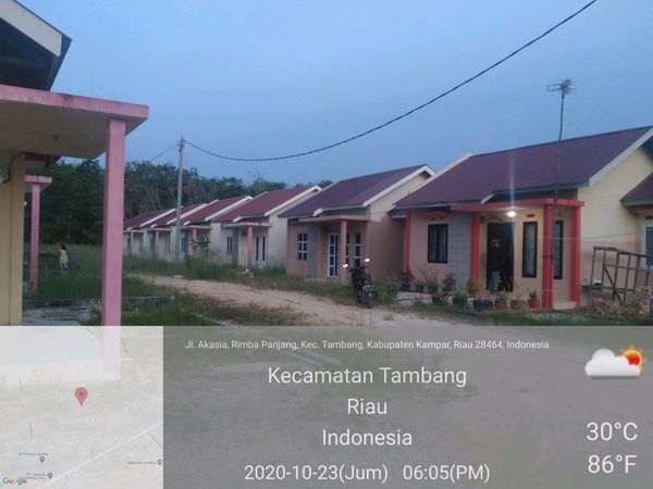 foto posisi tengah perumahan Pesona shanoon 4