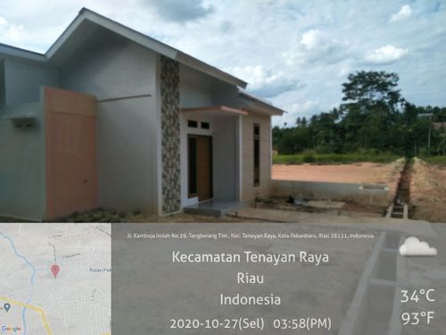 foto posisi tengah perumahan Griya Harapan Indah
