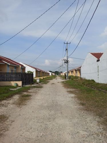 foto posisi tengah perumahan Bumi Srijaya Regency