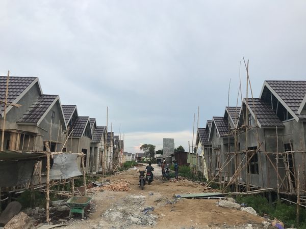 foto posisi tengah perumahan Victoria Land