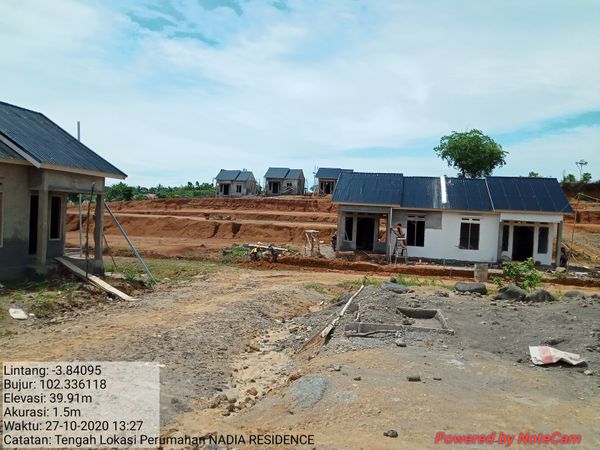 foto posisi tengah perumahan NADIA RESIDENCE