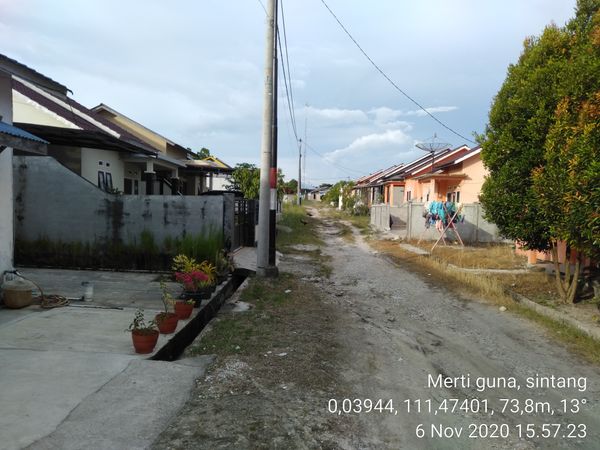 foto posisi tengah perumahan GSM 2