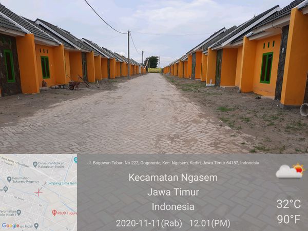 foto posisi tengah perumahan MERAH DELIMA RESIDENCE 2