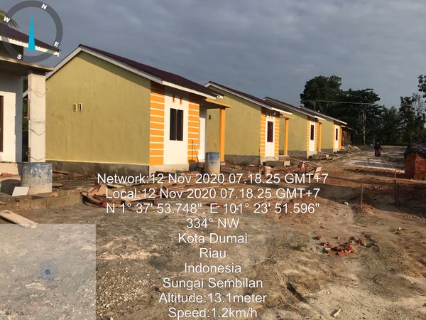 foto posisi tengah perumahan GRIYA HAYATI PERMAI V