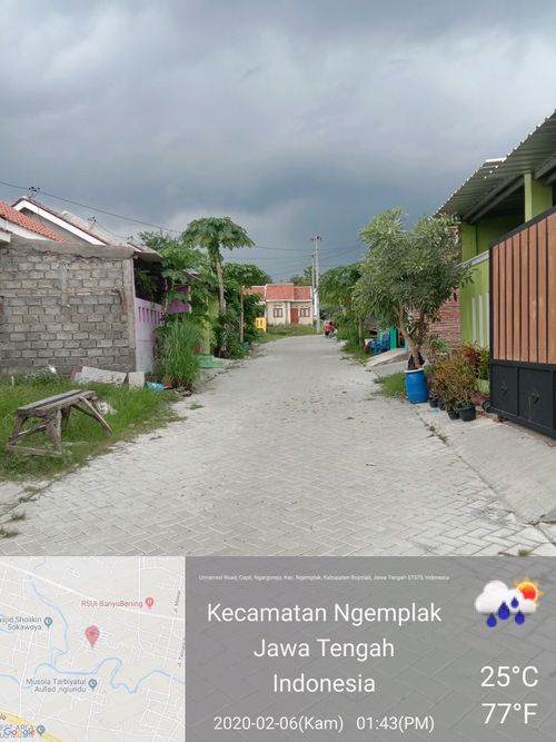 foto posisi tengah perumahan GRIYA ALAM ASRI 1