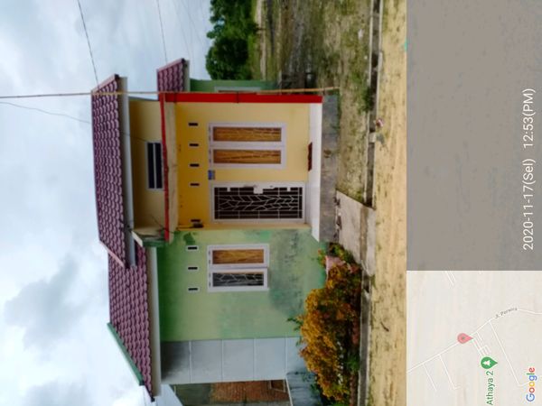 foto posisi tengah perumahan Mulia indah residence