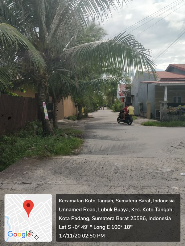 foto posisi tengah perumahan WISMA INDAH LESTARI TAHAP III