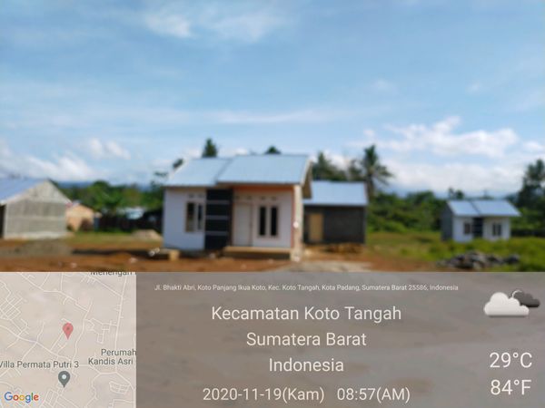 foto posisi tengah perumahan GRAHA DAMAI ASRI 4
