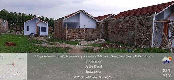 foto posisi tengah perumahan Natawiria residence