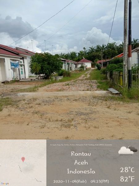 foto posisi tengah perumahan Graha Bukit Durian Asri
