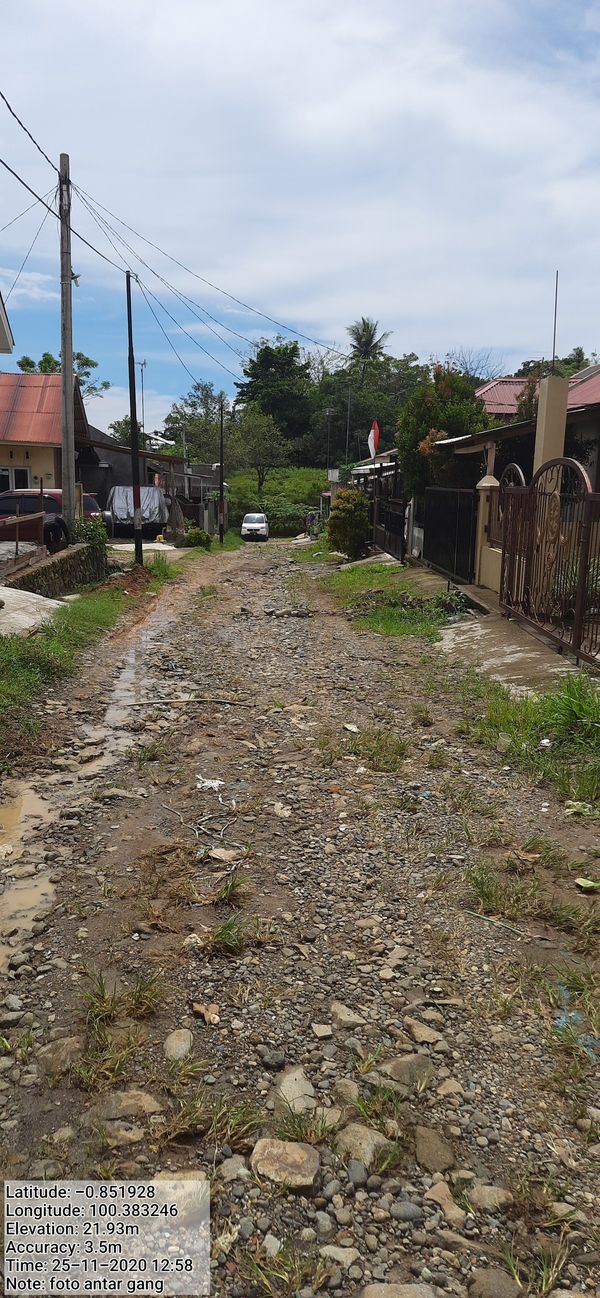 foto posisi tengah perumahan KANDIS ASRI