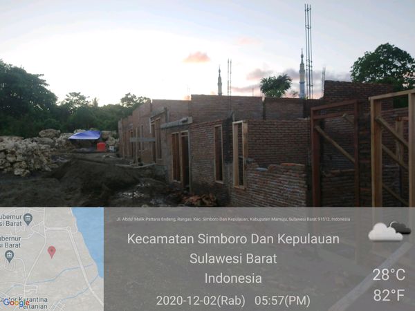foto posisi tengah perumahan Mamuju Bellevue